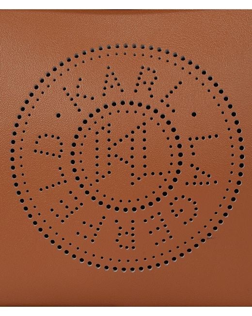 Karl Lagerfeld Brown K/Circle Perforated Crossbody Bag