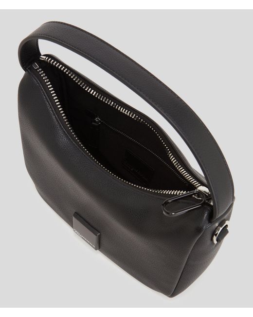 Klj Box Logo Soft Mini Hobo Bag Karl Lagerfeld en coloris Black