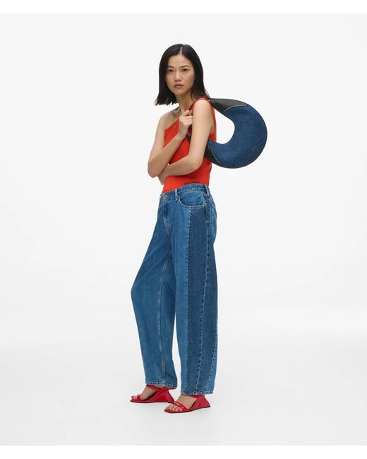 KL Jeans Red One-Shoulder Top