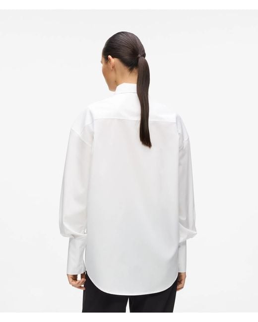 Karl Lagerfeld White Kl X Amber Valletta Autograph Shirt