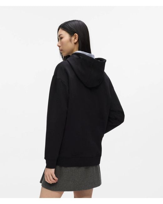 Karl Lagerfeld Black Ikon Choupette Sketch Hoodie