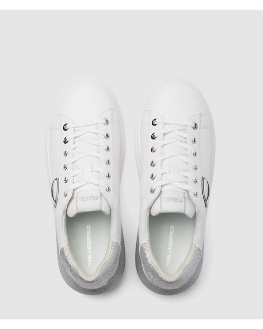 Karl Lagerfeld White Ikon Nft Kapri Ombre Sneakers