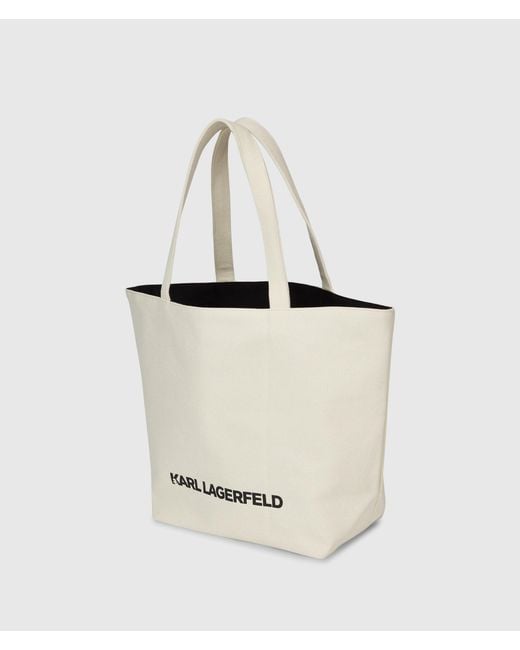 Karl Lagerfeld White Ikon Choupette Reversible Shopper