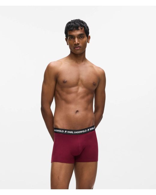 Karl Lagerfeld Blue Logo Trunks for men