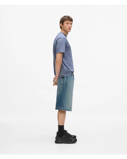 KL Jeans Weit Geschnittene Shorts Aus Denim Mit Waschung, Herren, Größe in Blue für Herren