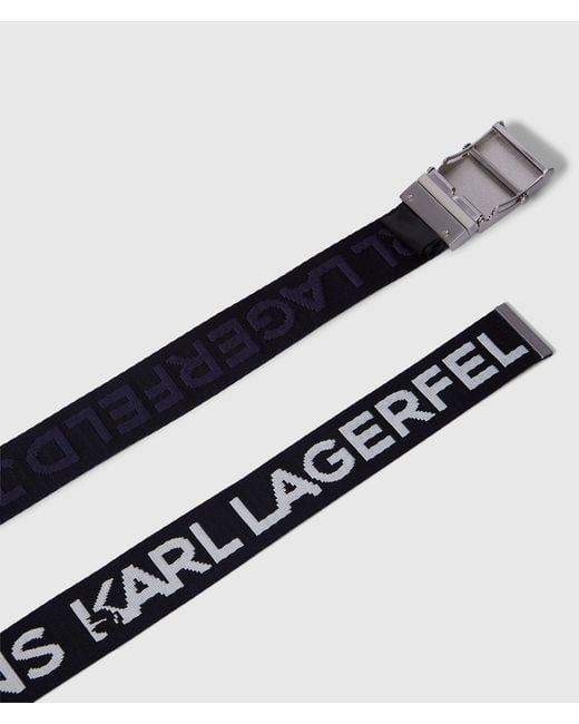 KL Jeans White Reversible Webbing Belt for men