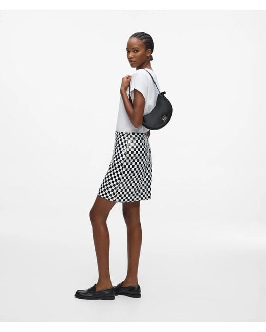 Karl Lagerfeld Black K/Autograph Moon Bow Crossbody Bag