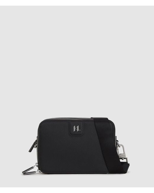 Sac Caméra K/Monogram, Homme, Taille Karl Lagerfeld pour homme en coloris Black