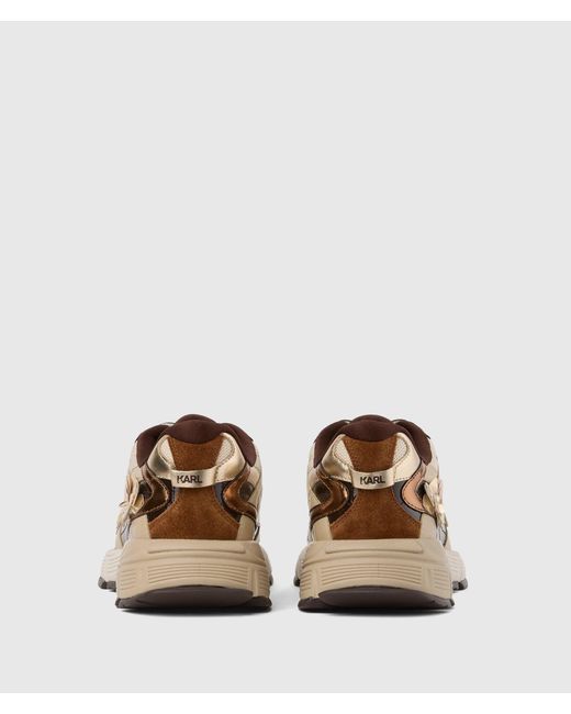 Karl Lagerfeld Natural Orion Flora Trim Sneakers