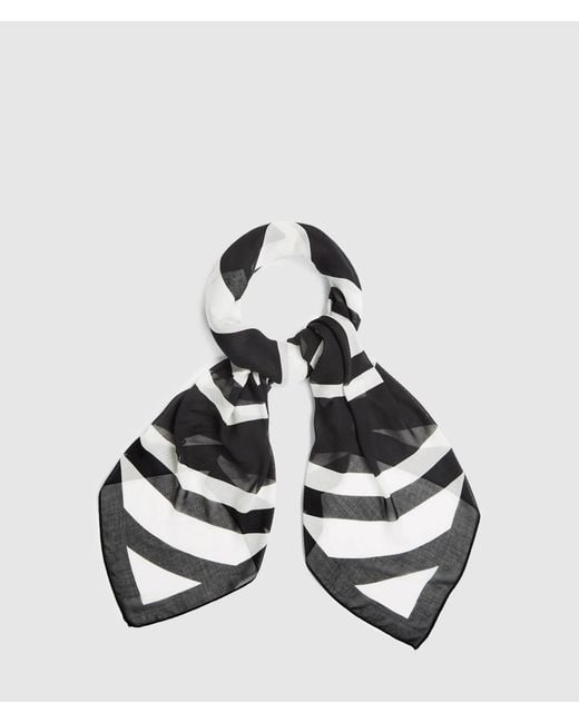 Karl Lagerfeld Black K/Circle Modal Scarf