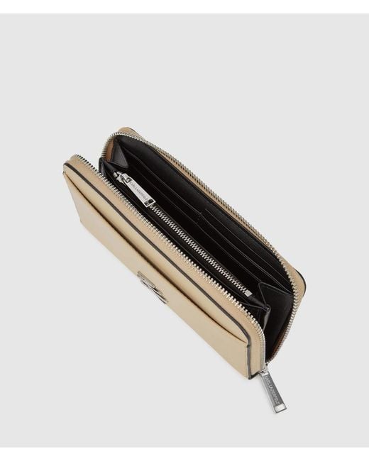 Karl Lagerfeld Natural K/Autograph Continental Wallet
