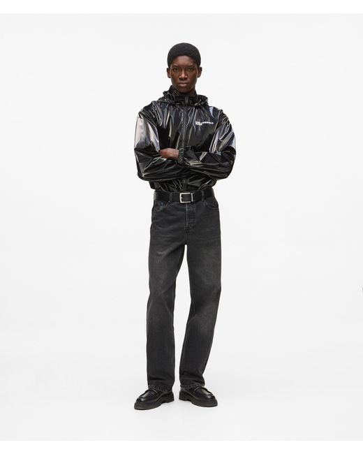 KL Jeans Black Relaxed Jeans for men