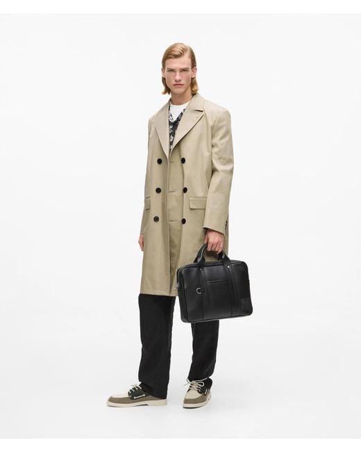 Mallette Avec Écusson Monogram, Homme, Taille Karl Lagerfeld pour homme en coloris Black