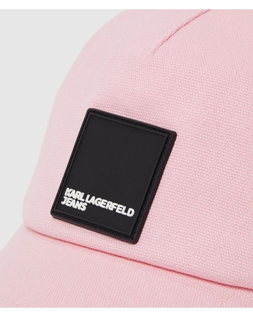 KL Jeans Pink Logo Patch Cap