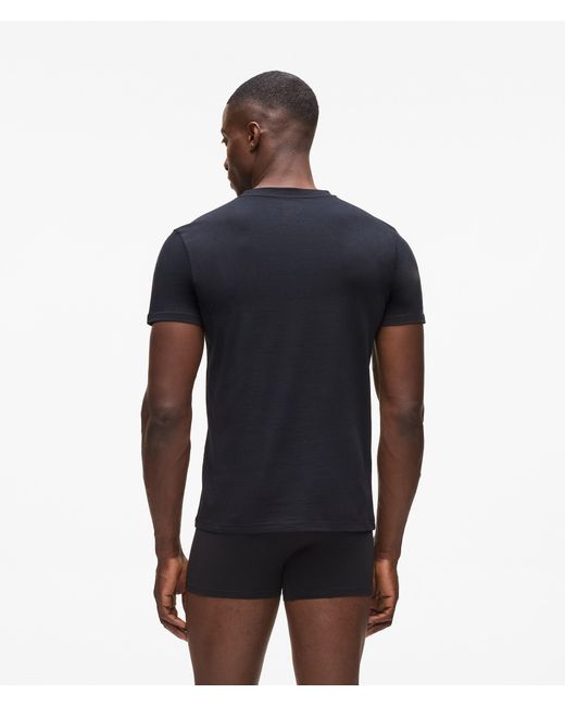 Karl Lagerfeld , Man, Black, Size: L für Herren