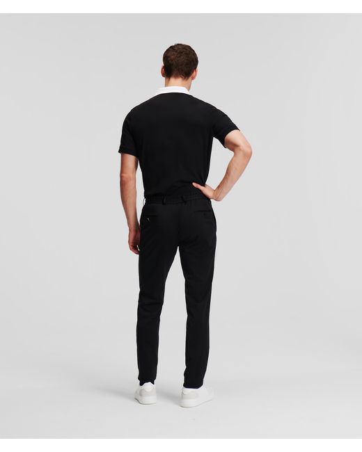 Karl Lagerfeld Black Pace Pants for men