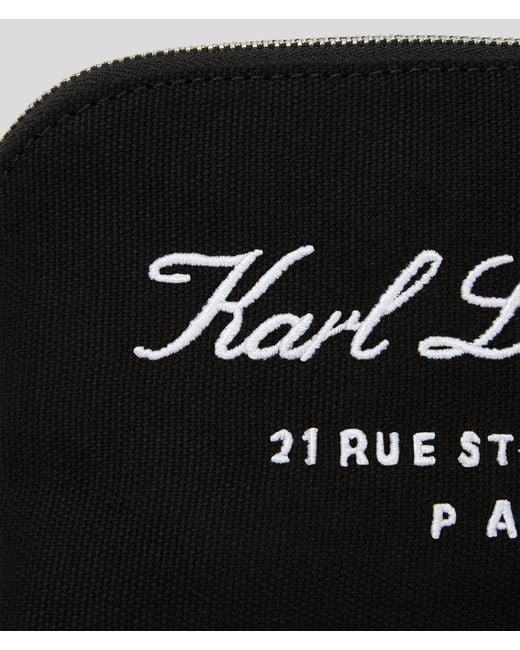 Karl Lagerfeld Black Hotel Karl Vanity Case