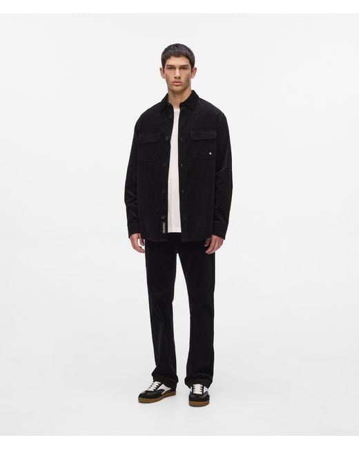 Karl Lagerfeld White Corduroy Pants for men