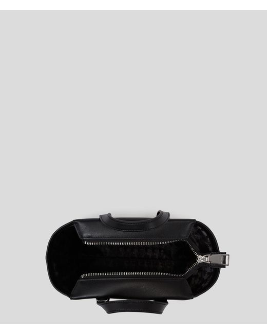 Karl Lagerfeld Black K/ikonik Small Tote Bag