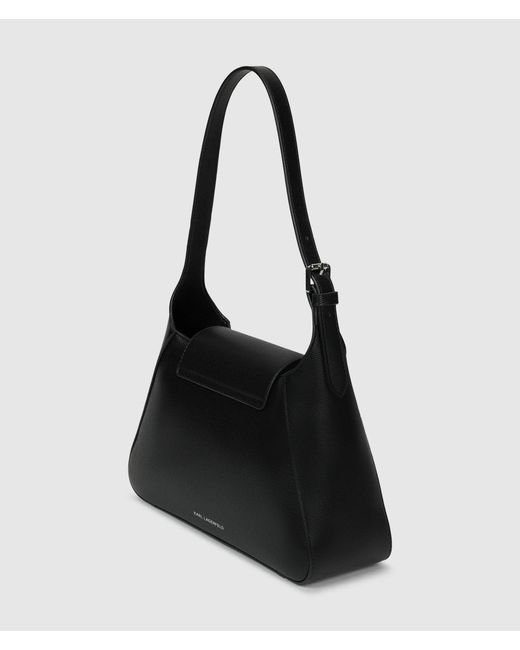 Karl Lagerfeld Black Rue St-Guillaume Metal Shoulder Bag