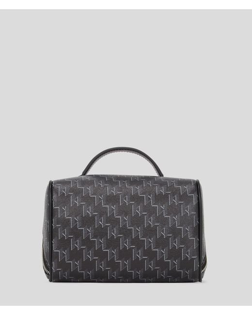 Karl Lagerfeld Black K/voyage Wash Bag