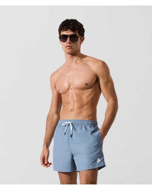 Karl Lagerfeld Blue Kameo Boardshorts for men