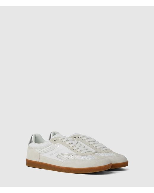 Karl Lagerfeld White Exclusive Kandidate Mesh Sneakers