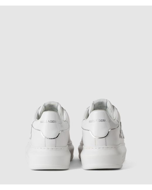 Karl Lagerfeld White Kapri Signia Low Sneakers