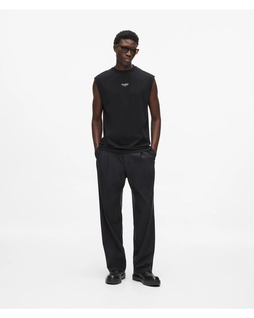 Karl Lagerfeld Black Tank Top for men