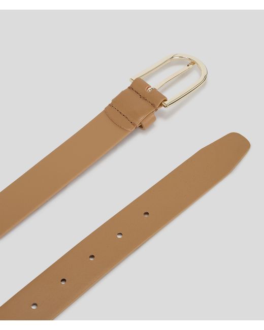Karl Lagerfeld Brown K/autograph Pin Belt
