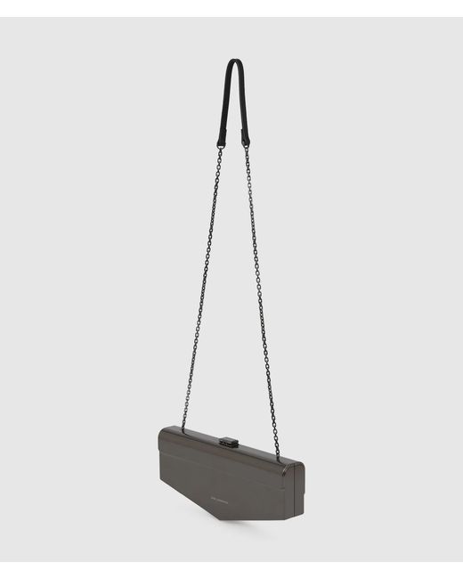 Karl Lagerfeld Gray Kl Studio Autograph Clutch Bag