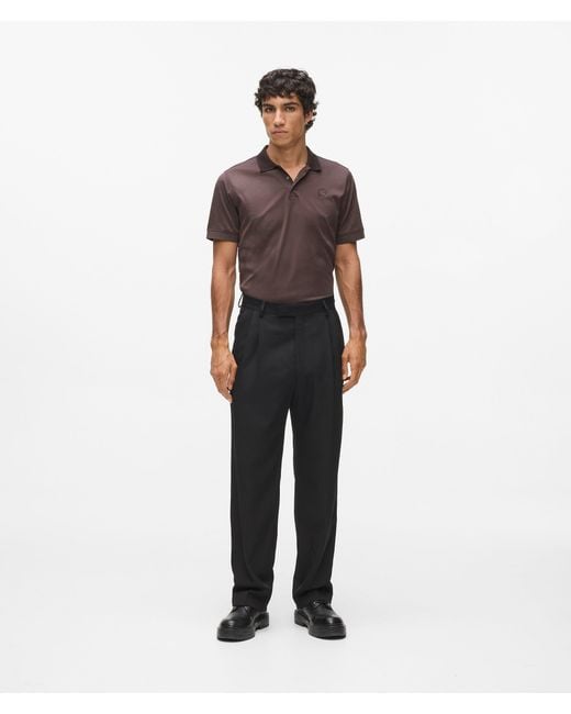 Karl Lagerfeld Black Tailored Pants for men