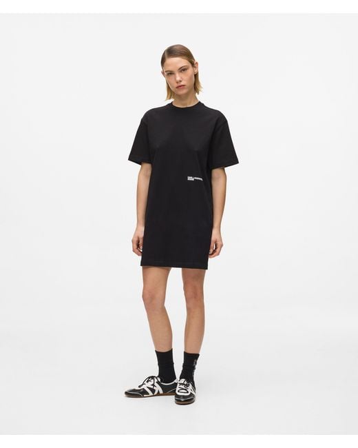 KL Jeans Black Karl Quote T-Shirt Dress