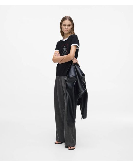 Karl Lagerfeld Black Le Ballet Slim-Fit T-Shirt