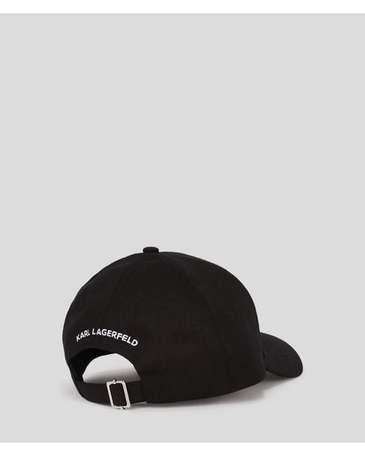 Karl Lagerfeld Black K/Essential Cap for men