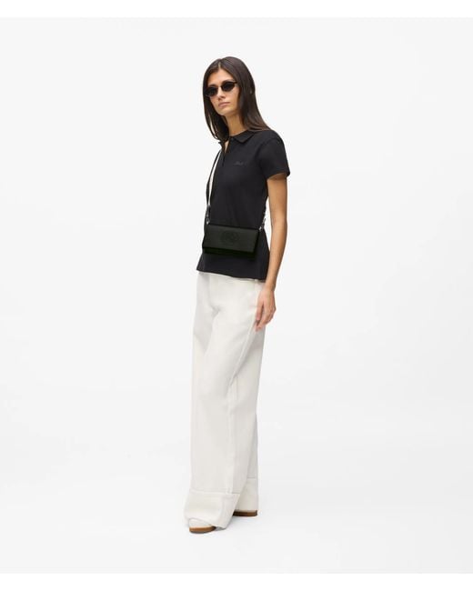 Karl Lagerfeld Black K/Circle Mini Crossbody Bag