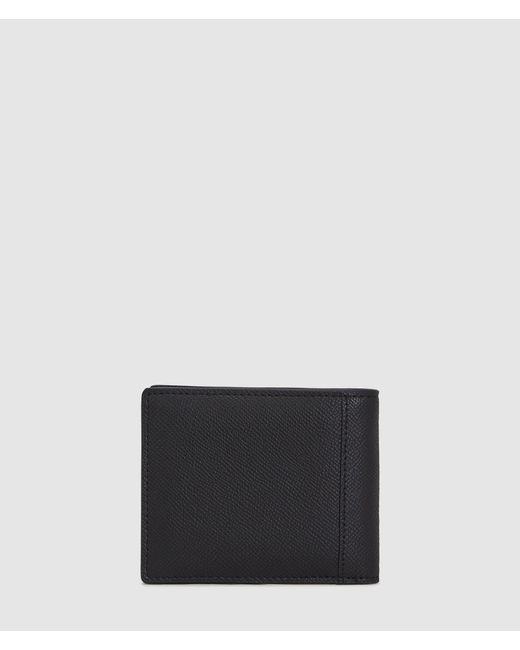 Karl Lagerfeld Black K/Monogram Leather Wallet for men