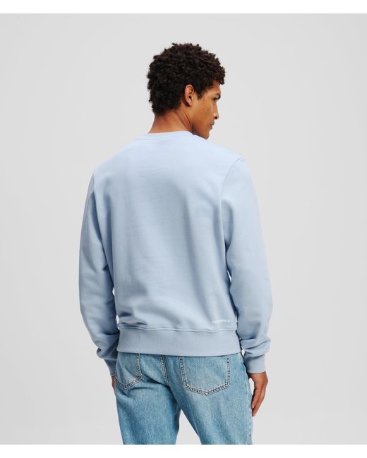 Karl Lagerfeld Blue Ikon Sweatshirt for men