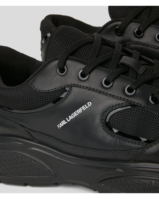Karl Lagerfeld Black Vesta Sneakers for men