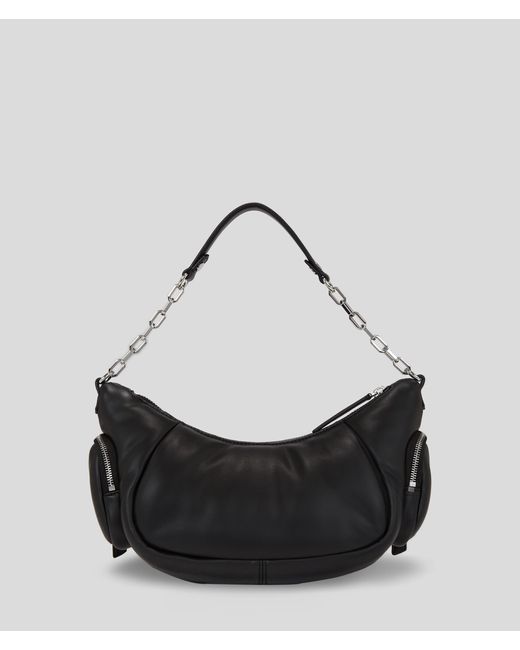 Karl Lagerfeld Black K/city Medium Shoulder Bag