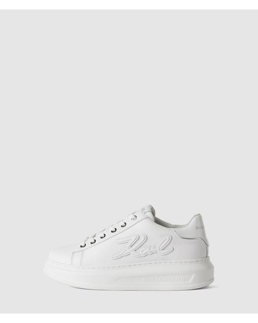 Karl Lagerfeld White Kapri Signia Low Sneakers