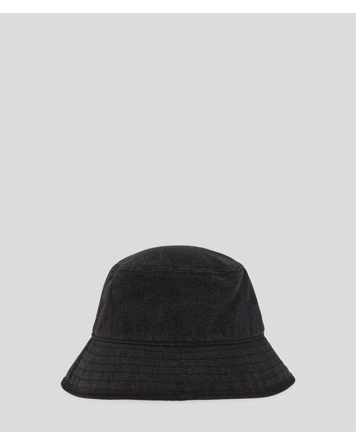 KL Jeans Black Denim Bucket Hat for men