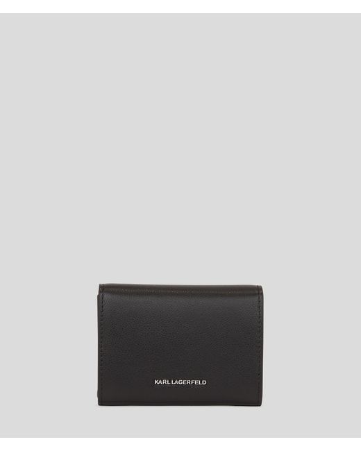 Karl Lagerfeld Black K/ikonik Leather Choupette Wallet