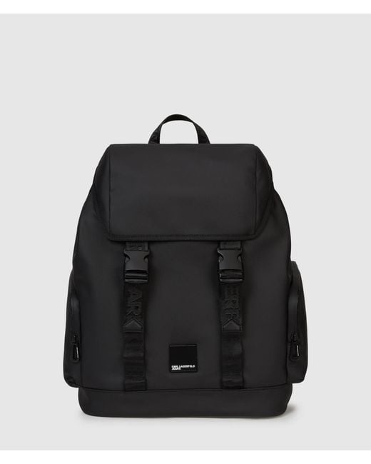 KL Jeans Black Venture Backpack for men