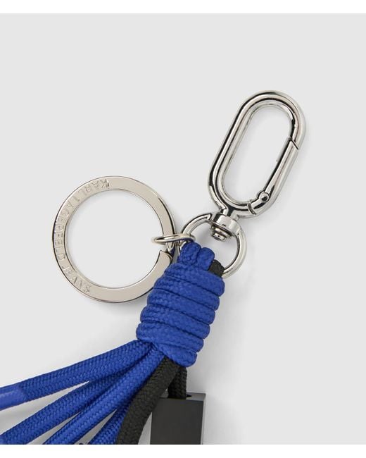 KL Jeans Blue Cord Keychain, Multicoloured for men