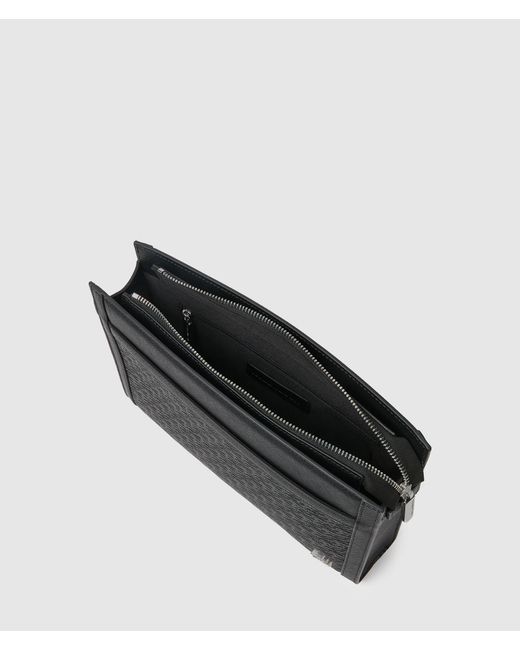 Karl Lagerfeld Black K/Panel Pouch for men