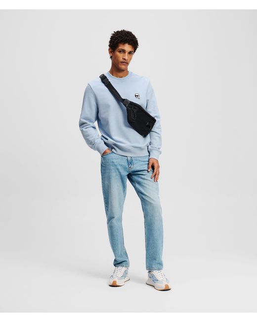 Karl Lagerfeld Blue Ikon Sweatshirt for men