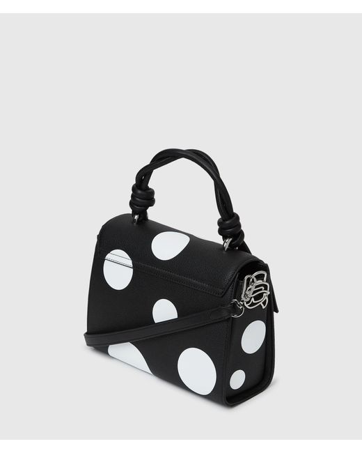 Karl Lagerfeld Multicolor Ikon Pebble Satchel Bag