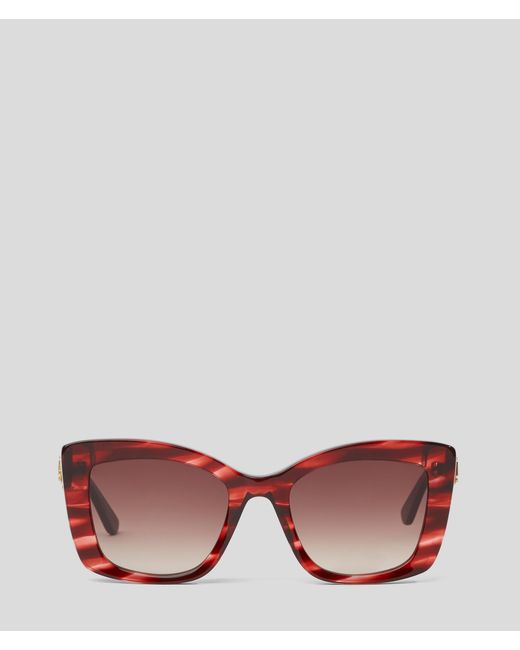 Karl Lagerfeld Pink Kl Heritage Sunglasses