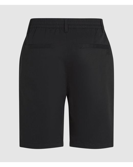 Karl Lagerfeld Black Chino Shorts for men